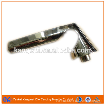 Customized zinc zinc alloy die casting handle with plating